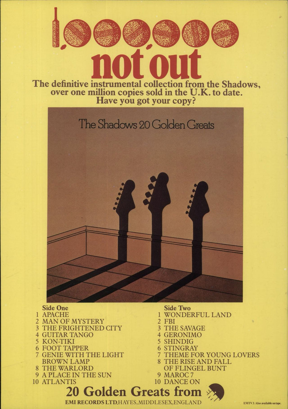 The Shadows UK Tour '79 UK tour programme