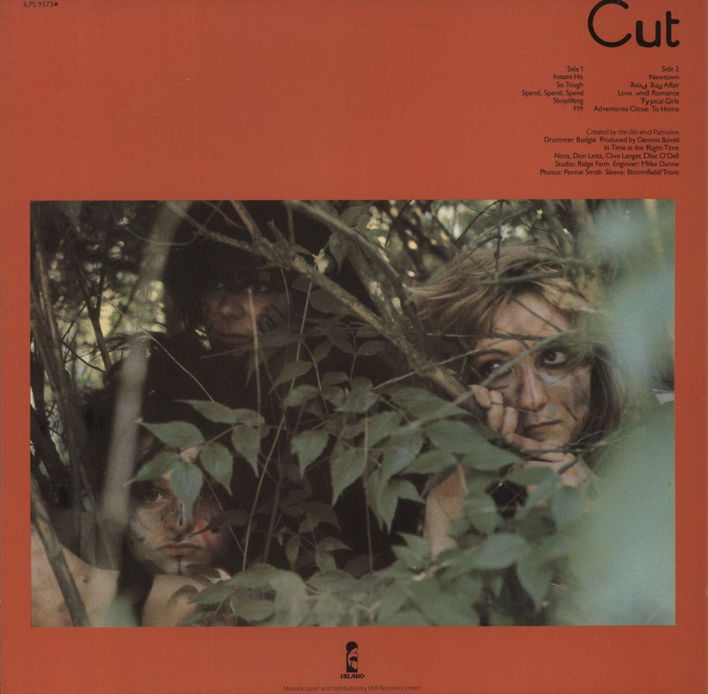 The Slits Cut - EX UK vinyl LP album (LP record)