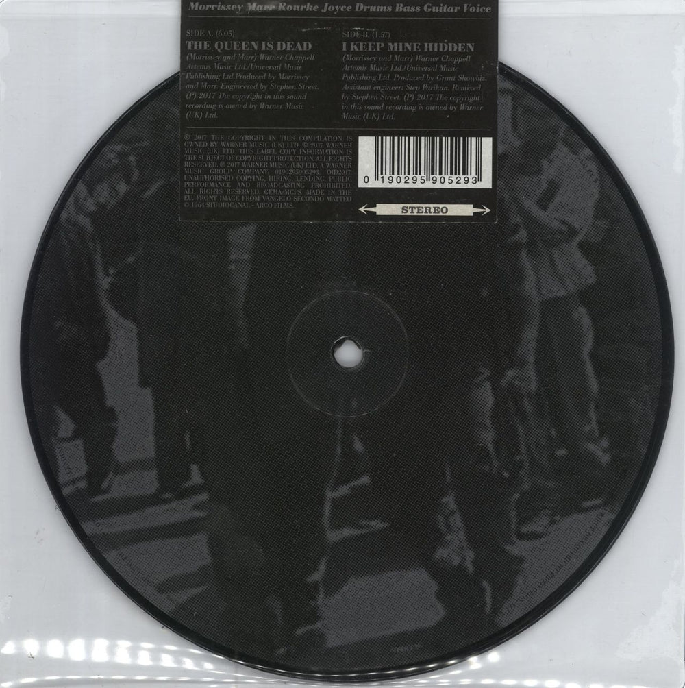 The Smiths The Queen Is Dead UK 7" vinyl picture disc (7 inch picture disc single) 190295905293
