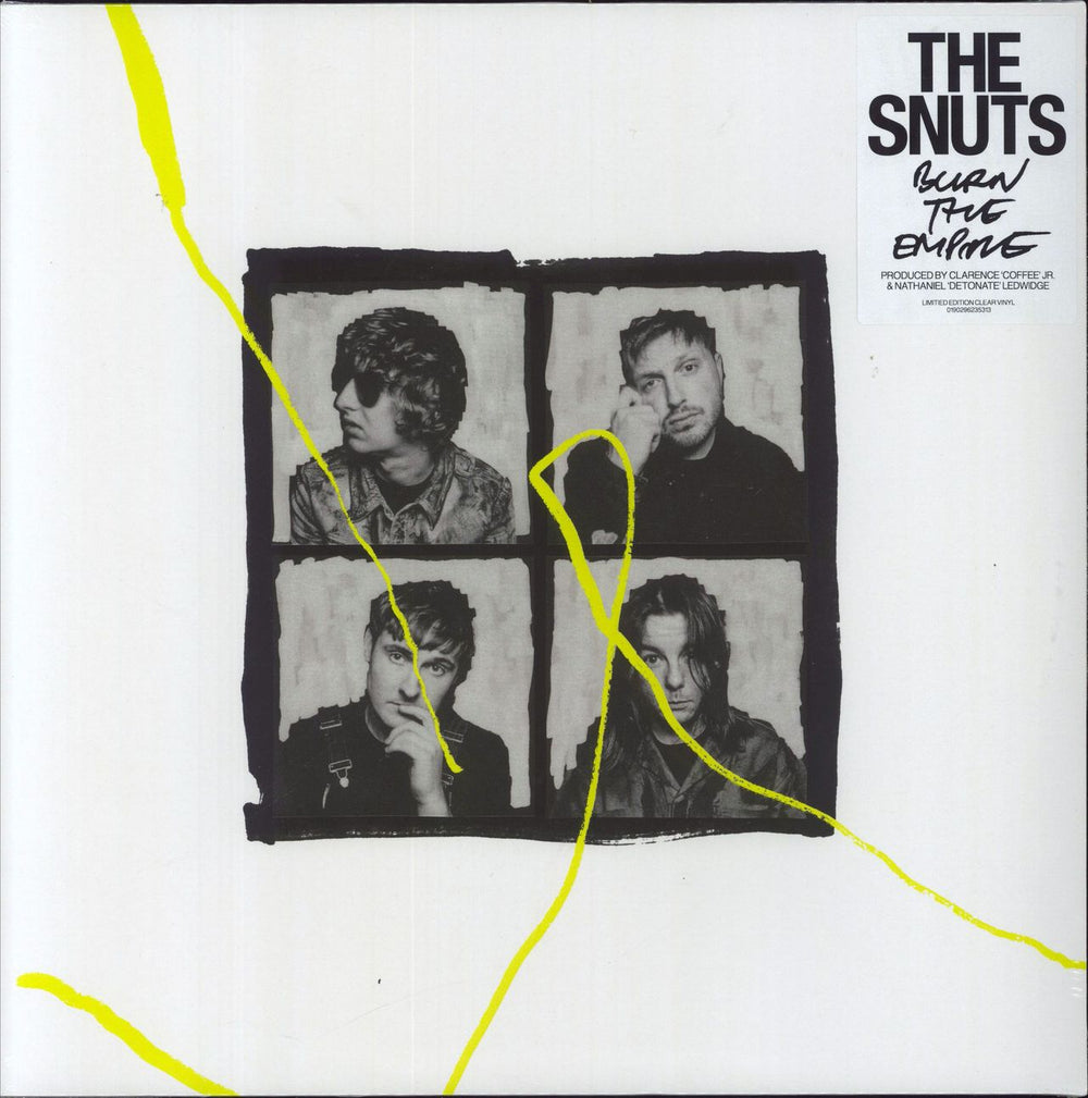 The Snuts Burn The Empire - Clear Vinyl UK vinyl LP album (LP record) 0190296235313