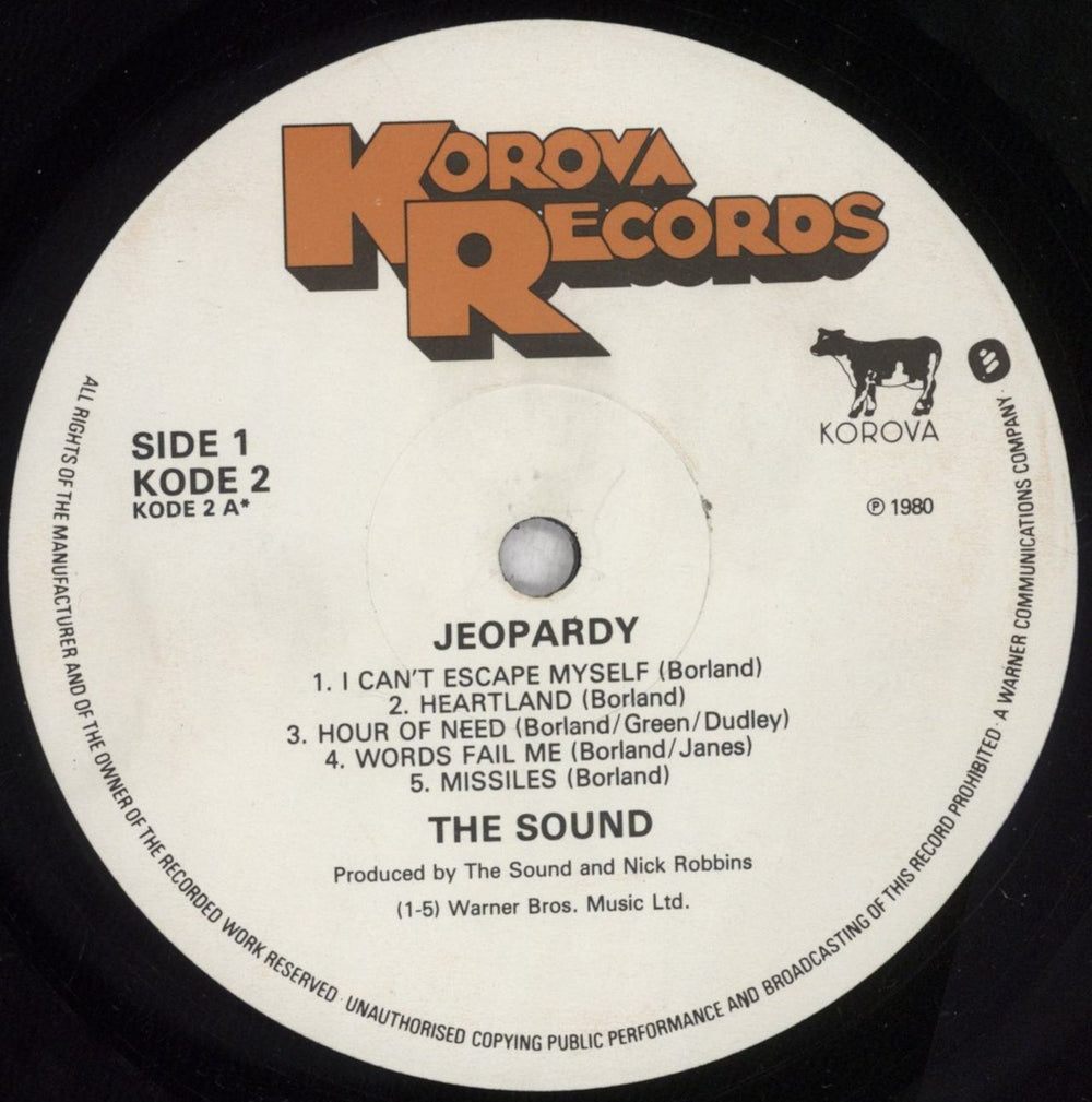 The Sound Jeopardy - EX UK vinyl LP album (LP record) T-SLPJE448126