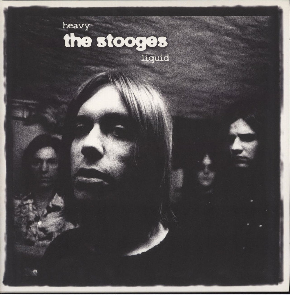The Stooges Heavy Liquid - White Vinyl UK 2-LP vinyl record set (Double LP Album) EARS073LP