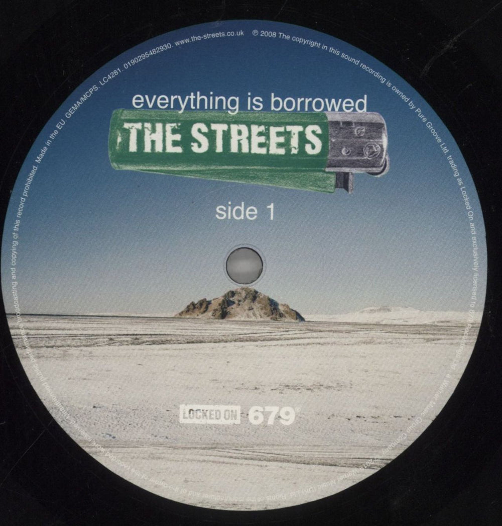 The Streets Everything Is Borrowed UK vinyl LP album (LP record) RETLPEV857520