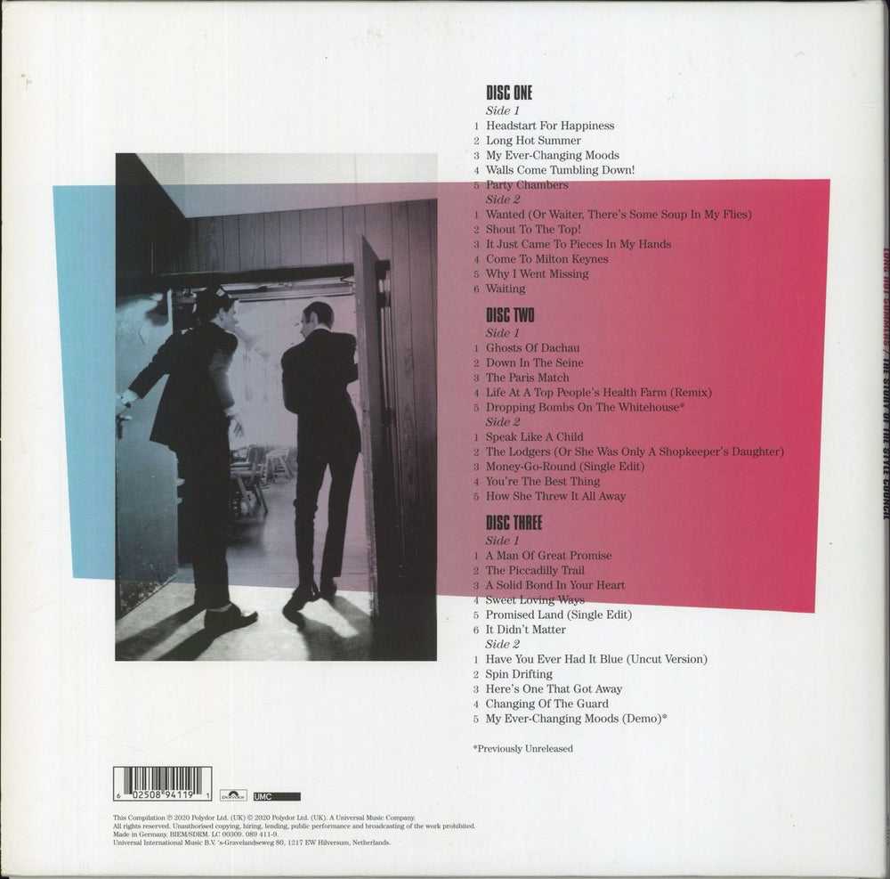 The Style Council Long Hot Summers: The Story Of The Style Council UK 3-LP vinyl record set (Triple LP Album) 602508941191