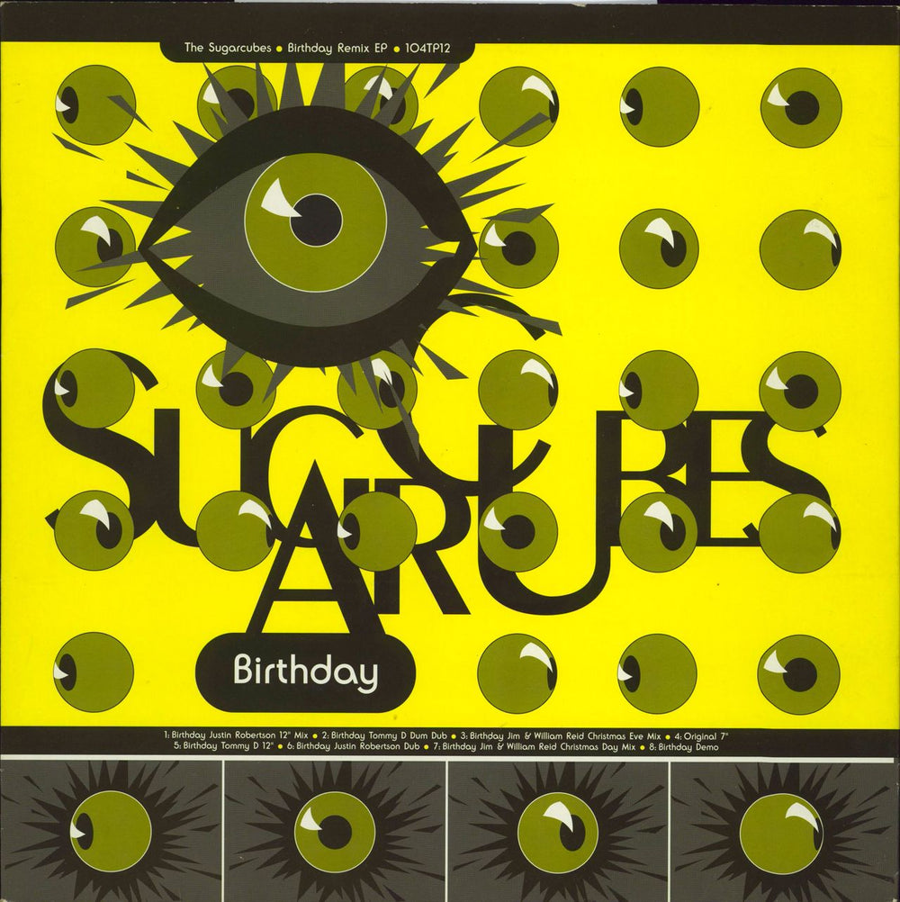 The Sugarcubes Birthday Remix EP UK 12" vinyl single (12 inch record / Maxi-single) 104TP12