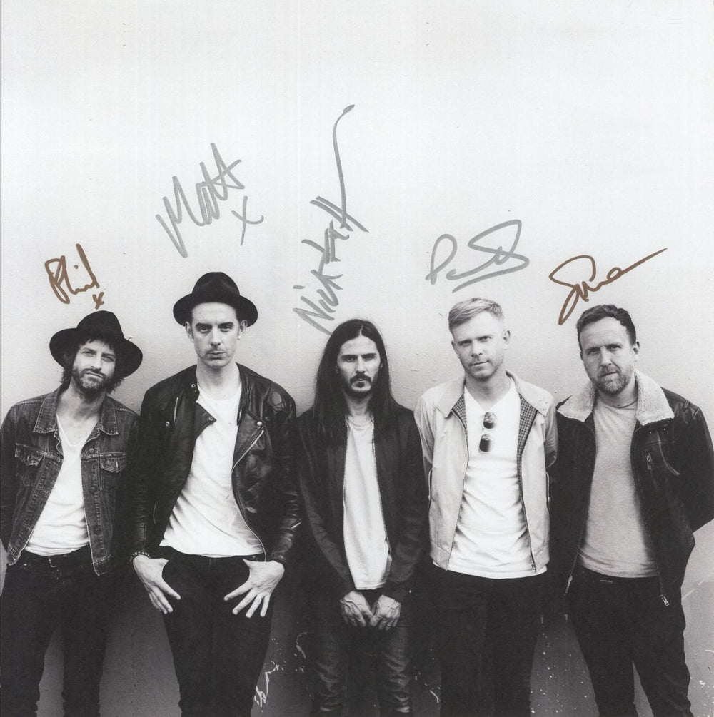 The Temperance Movement A Deeper Cut - Clear Vinyl - Autographed Print UK vinyl LP album (LP record)