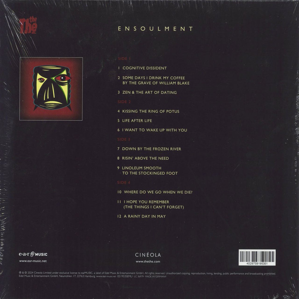 The The Ensoulment  180 Gram + Booklet UK 2-LP vinyl record set (Double LP Album) 4029759195368