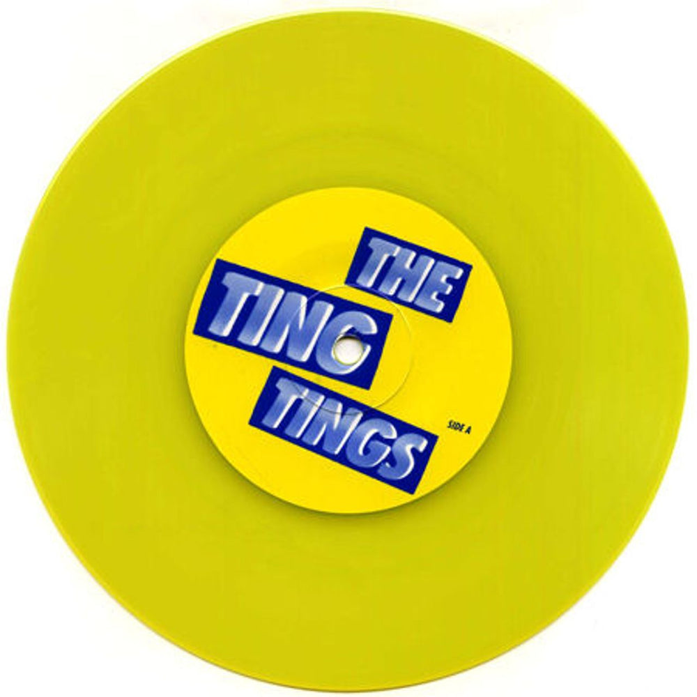 The Ting Tings Shut Up And Let Me Go - Yellow Vinyl UK 7" vinyl single (7 inch record / 45) T2T07SH438350