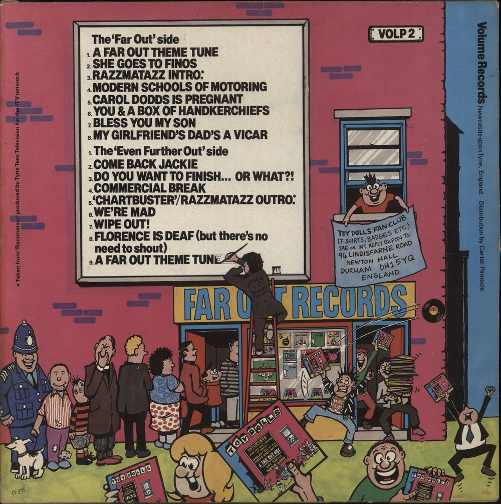 The Toy Dolls (70s) A Far Out Disc UK vinyl LP album (LP record)