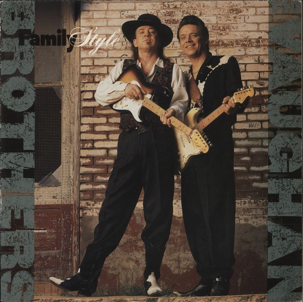 The Vaughan Brothers Family Style UK vinyl LP album (LP record) 4670141
