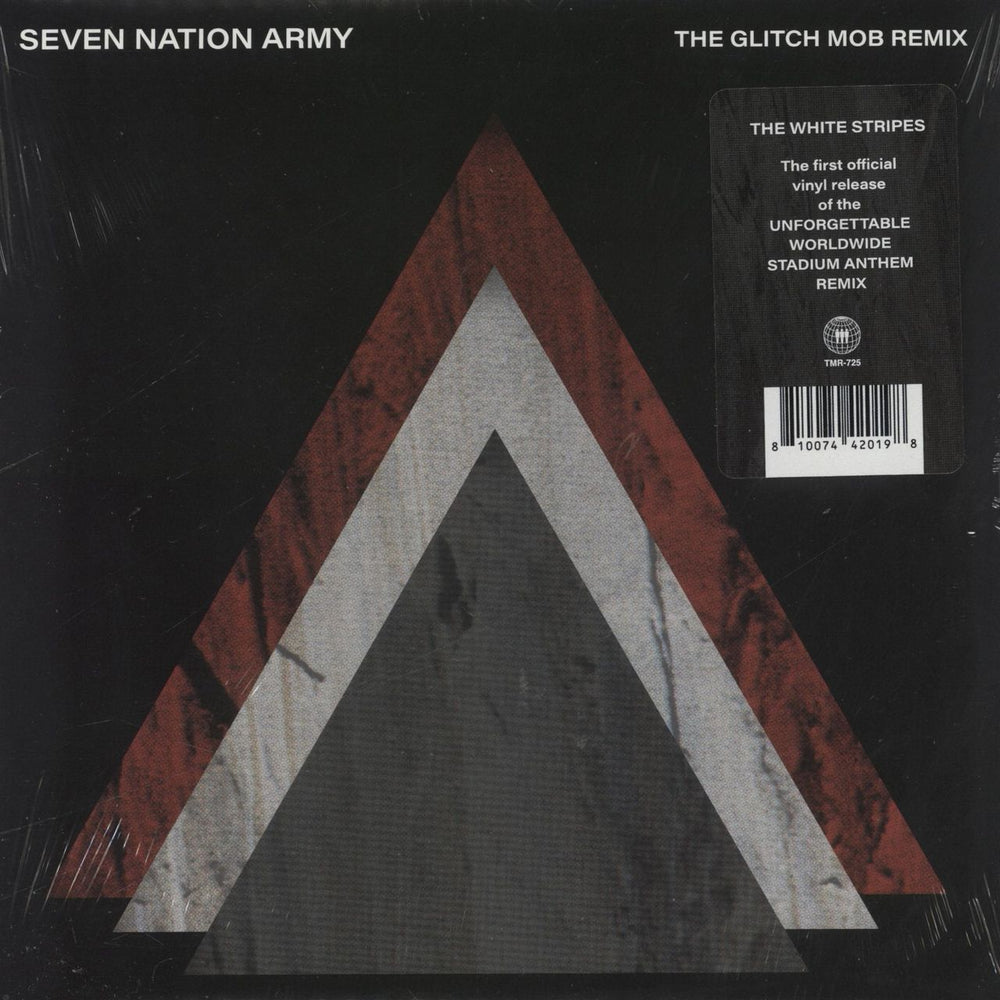 The White Stripes Seven Nation Army [The Glitch Mob Remix] - Sealed US 7" vinyl single (7 inch record / 45) TMR-725