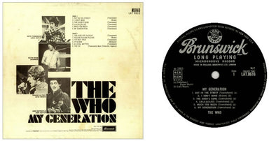 The Who My Generation - 1st UK vinyl LP album (LP record) WHOLPMY226915