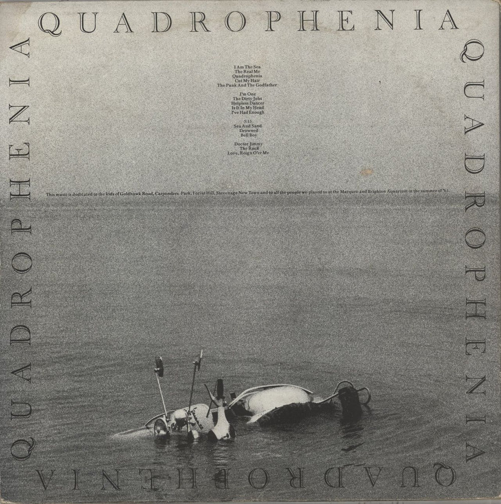 The Who Quadrophenia - 1st EX - booklet attached UK 2-LP vinyl record set (Double LP Album)