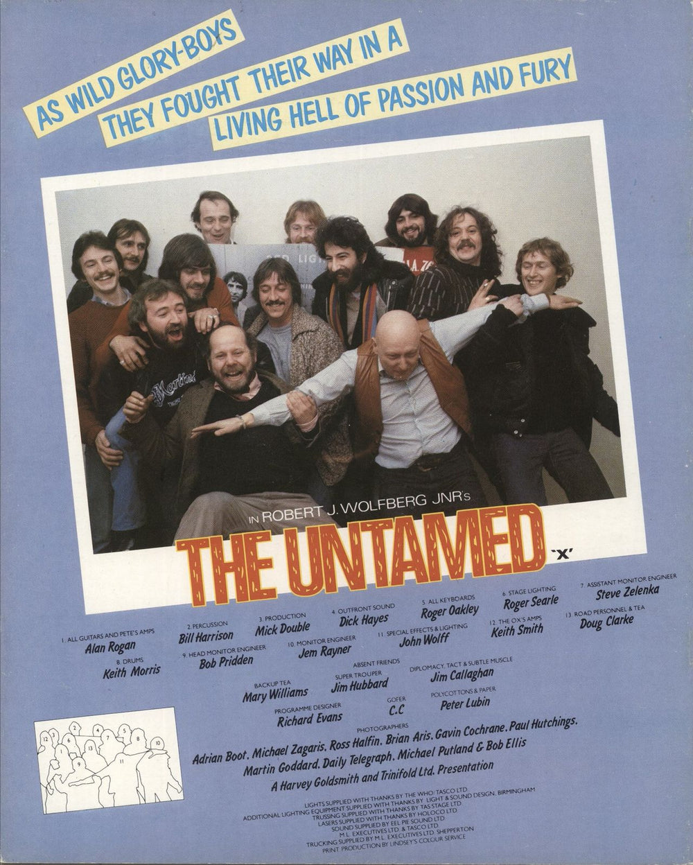 The Who The Who 1981 UK tour programme