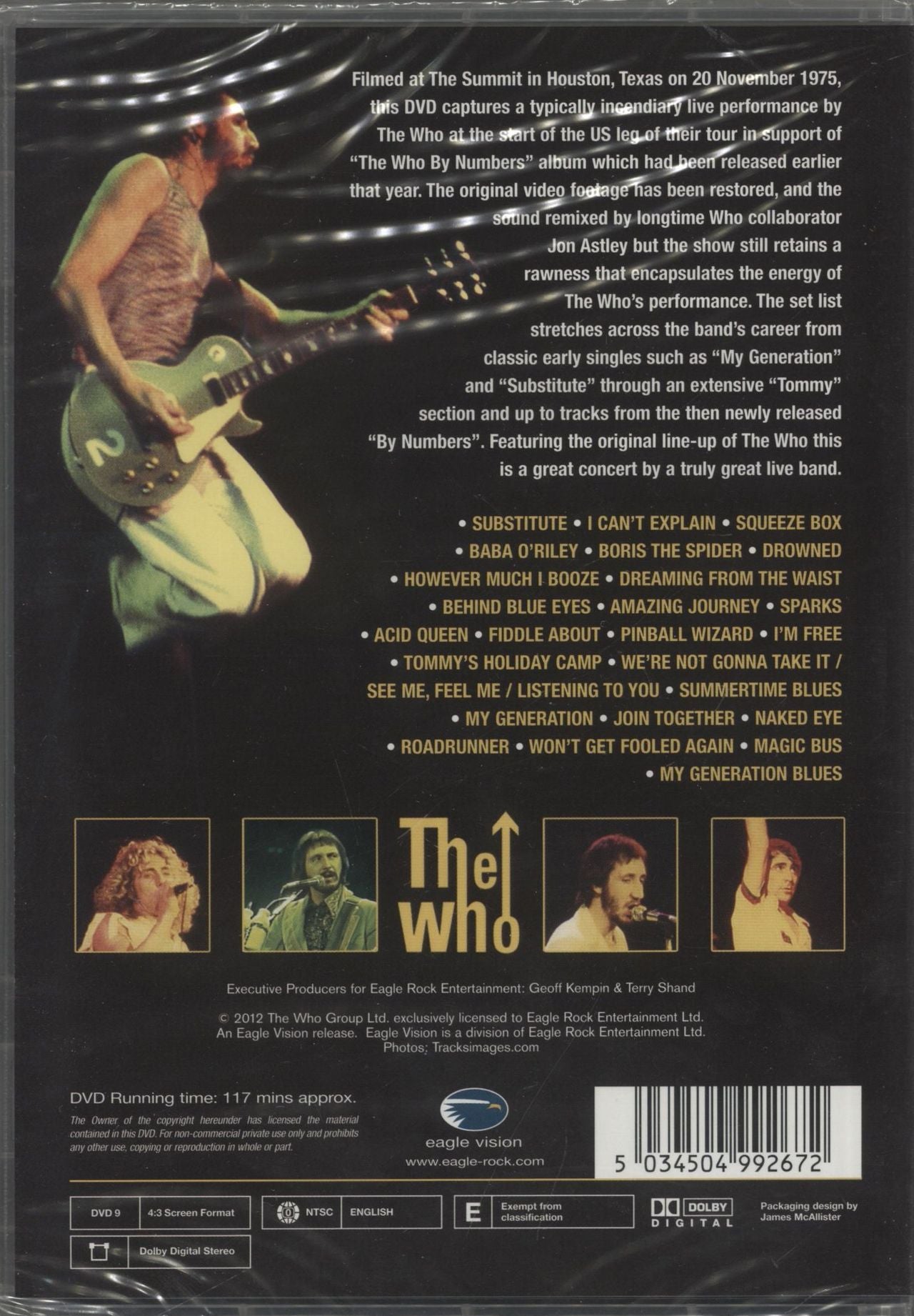 The Who The Who Live In Texas '75 - Sealed UK DVD — RareVinyl.com