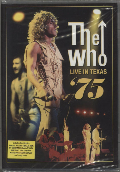 The Who The Who Live In Texas '75 - Sealed UK DVD — RareVinyl.com