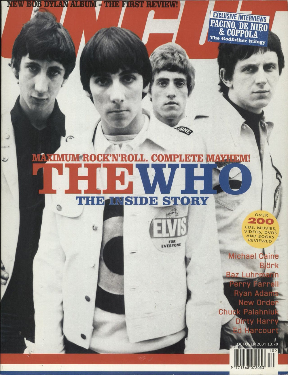 The Who Uncut - October 2001 UK magazine OCTOBER 2001