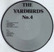 The Yardbirds No. 4 Swiss picture disc LP (vinyl picture disc album)