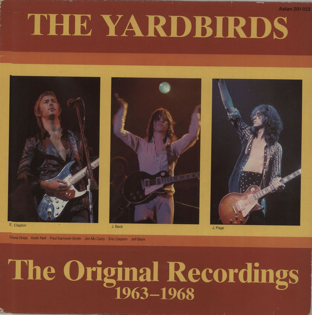 The Yardbirds The Original Recordings 1963-1968 German vinyl LP album (LP record) 201023