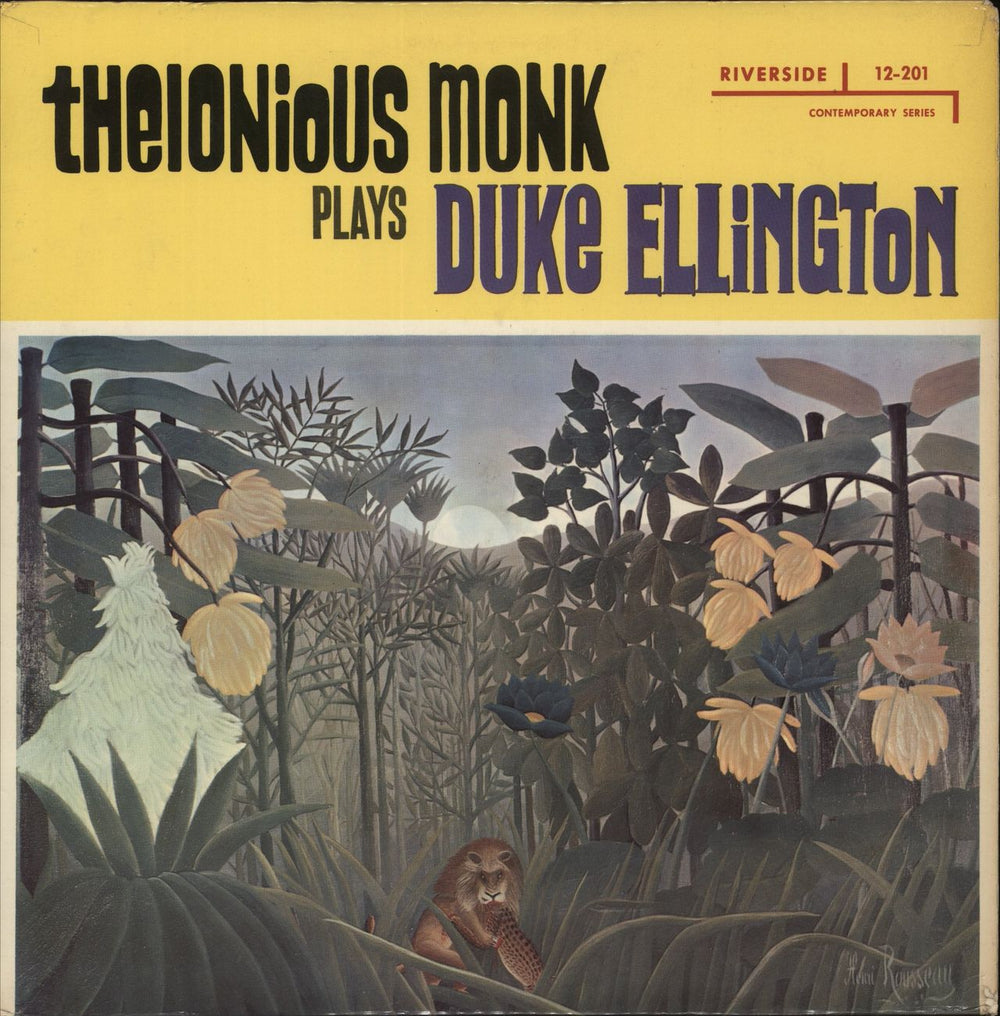 Thelonious Monk Thelonious Monk Plays Duke Ellington - 2nd UK vinyl LP album (LP record) RLP12-201