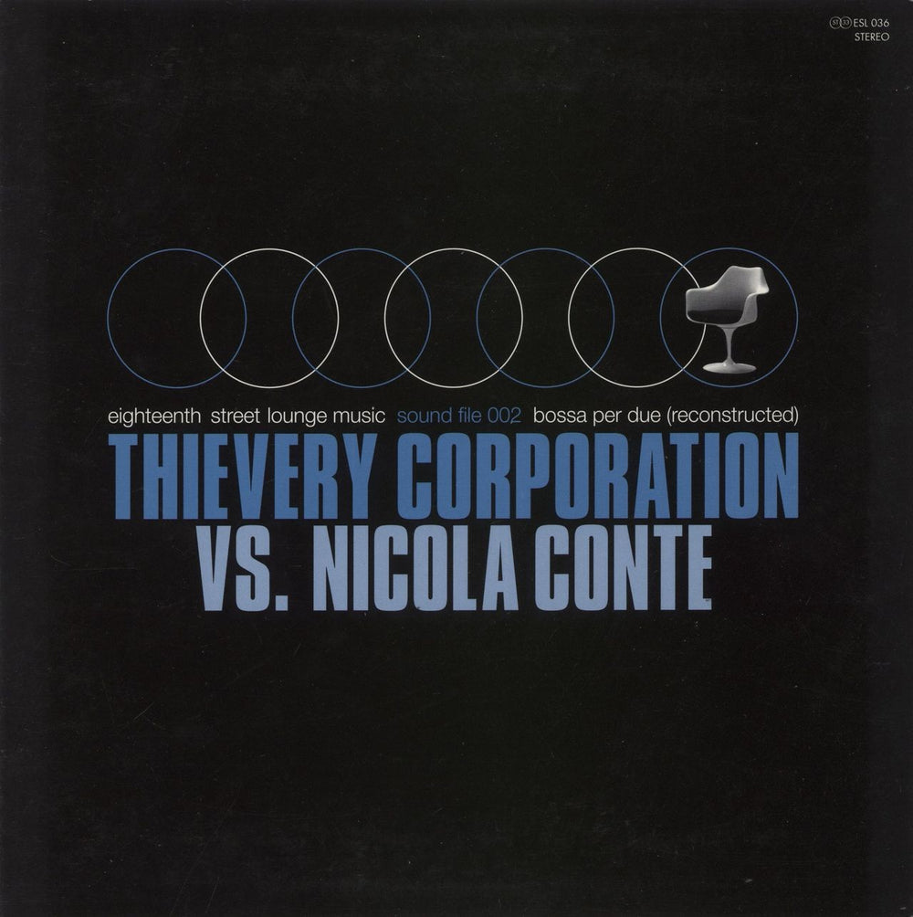 Thievery Corporation Sound File 002 US 10" vinyl single (10 inch record) ESL036