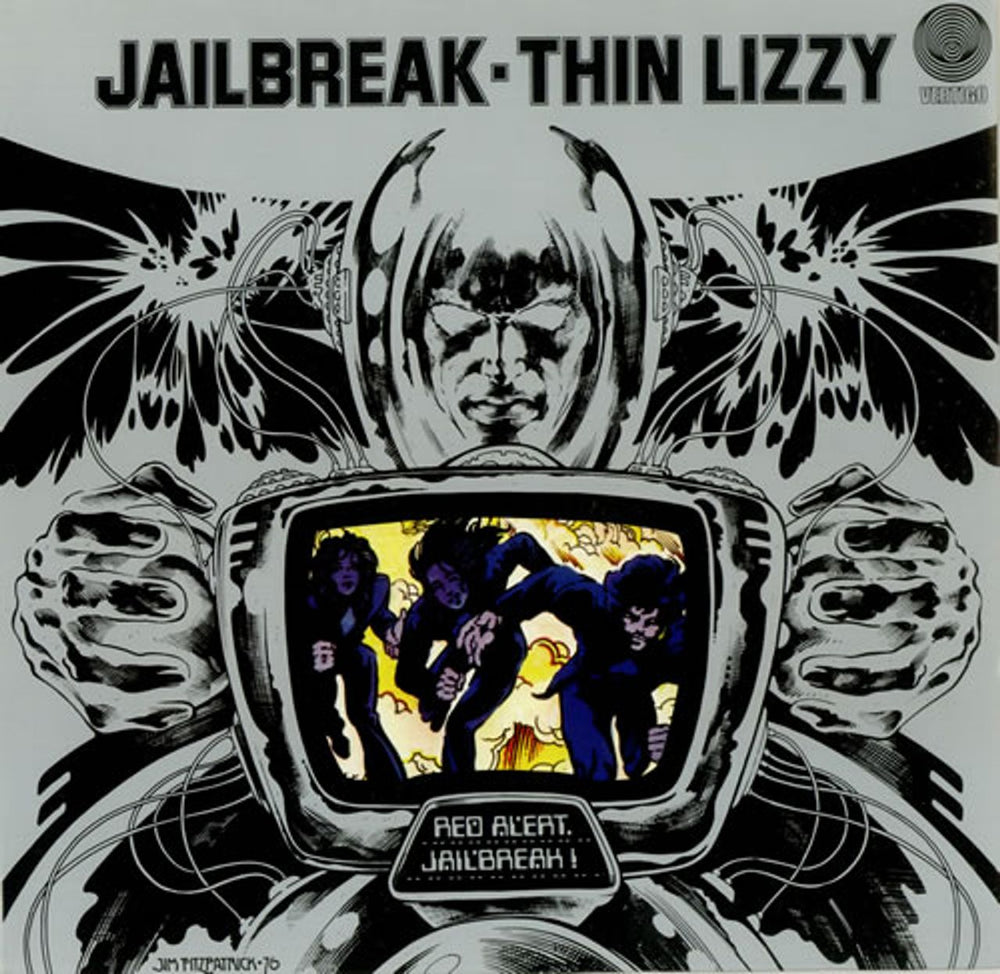 Thin Lizzy Jailbreak Dutch vinyl LP album (LP record) 6360130