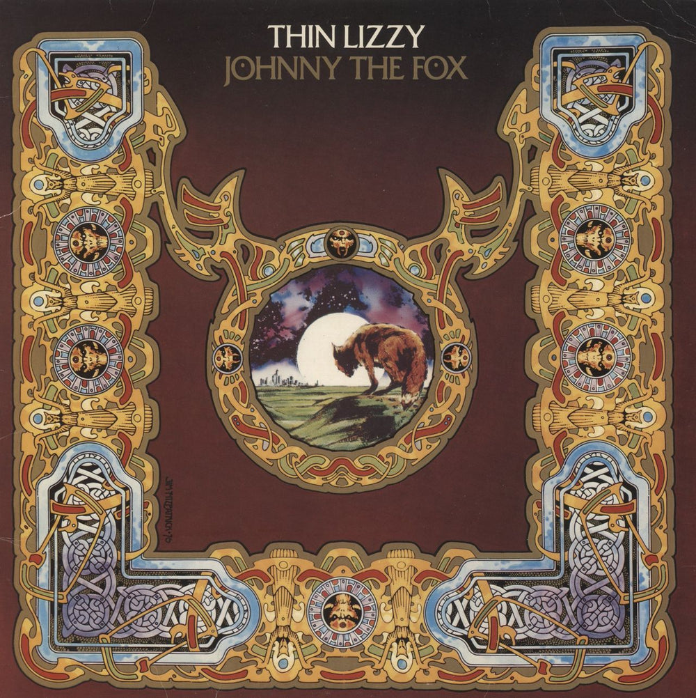 Thin Lizzy Johnny The Fox - 1st BB UK vinyl LP album (LP record) 9102012