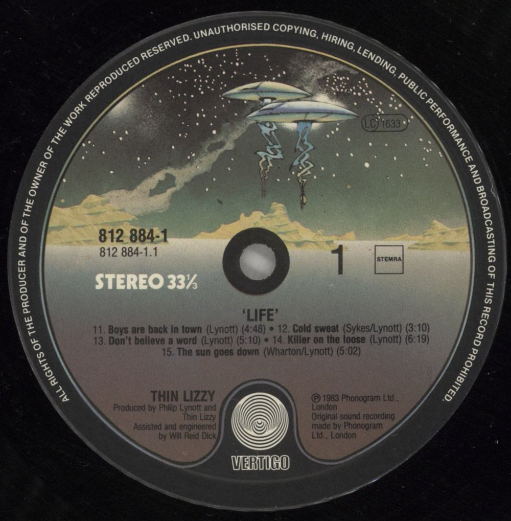 Thin Lizzy Johnny The Fox Dutch vinyl LP album (LP record) THILPJO880406