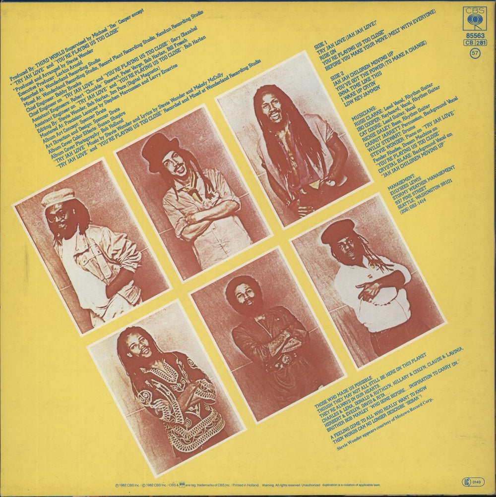 Third World You've Got The Power Dutch vinyl LP album (LP record)