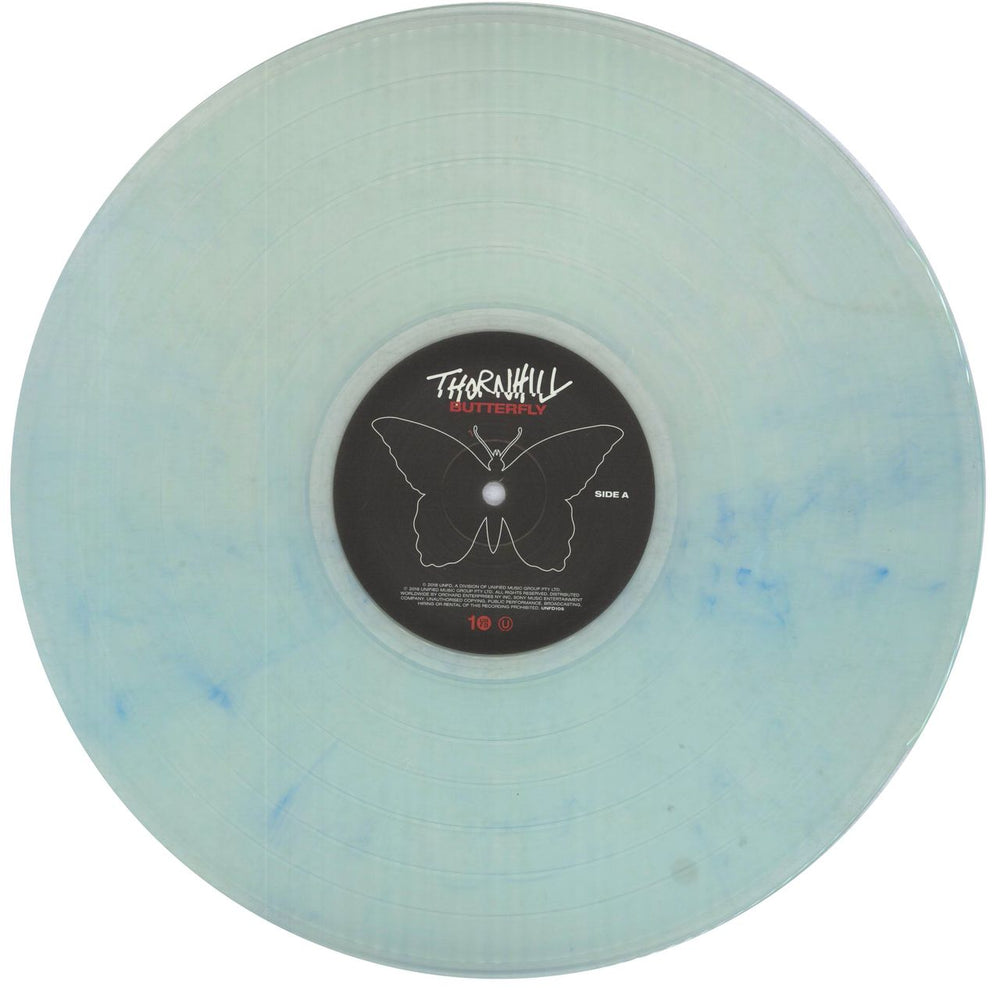 Thornhill Butterfly - Blue Translucent and White Marble Vinyl Australian 12" vinyl single (12 inch record / Maxi-single) 4NQ12BU834467