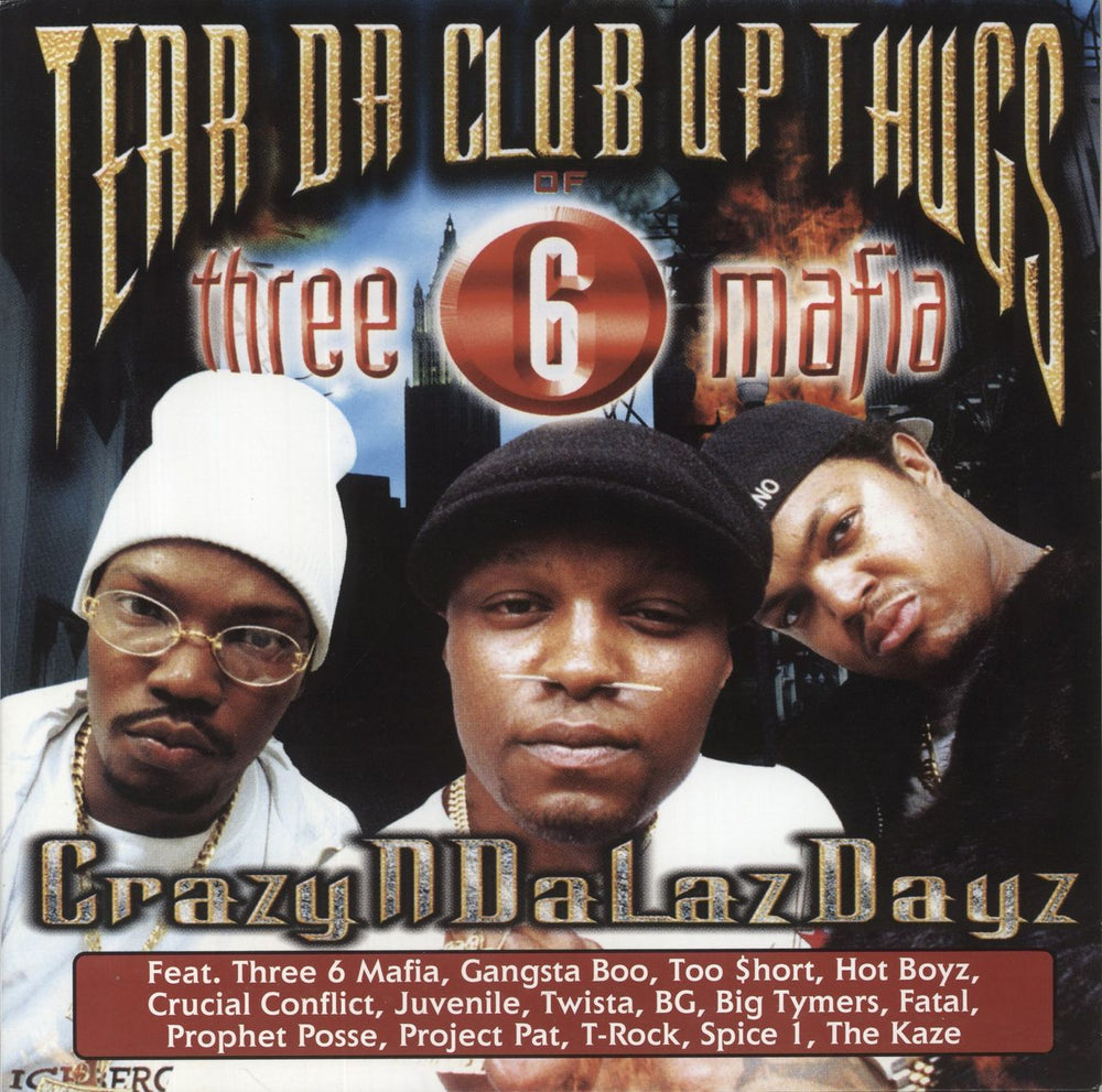 Three 6 Mafia CrazyNDaLazDayz US 2-LP vinyl set — RareVinyl.com