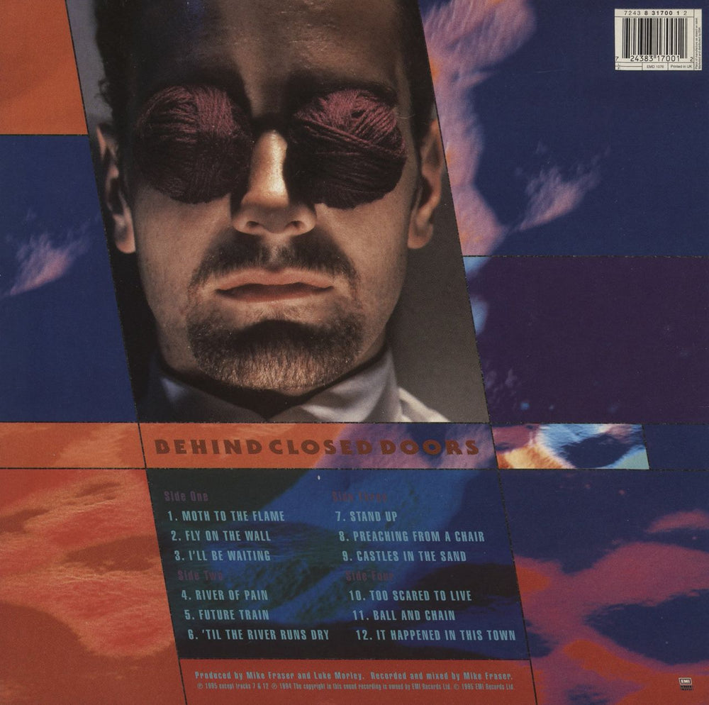 Thunder Behind Closed Doors - Red & Blue Vinyl UK 2-LP vinyl record set (Double LP Album) 724383170012