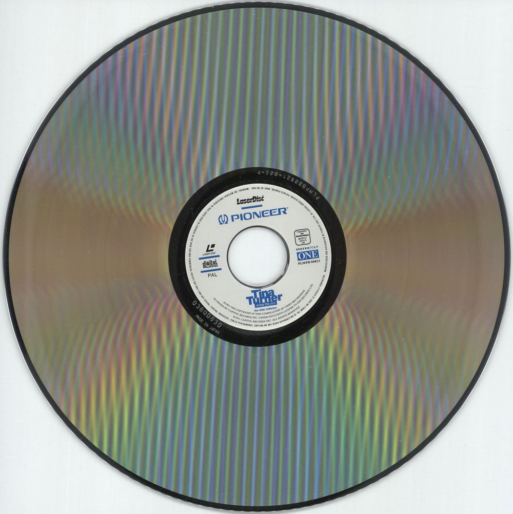 Tina Turner Simply The Best - Shrink UK laserdisc / lazerdisc TURLZSI875043