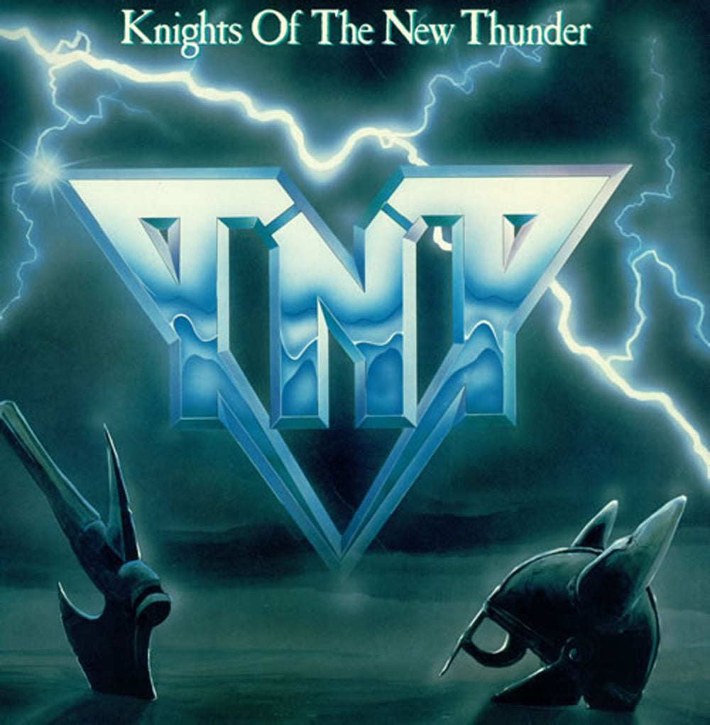 TNT Knights Of The New Thunder Dutch vinyl LP album (LP record) 818865-1