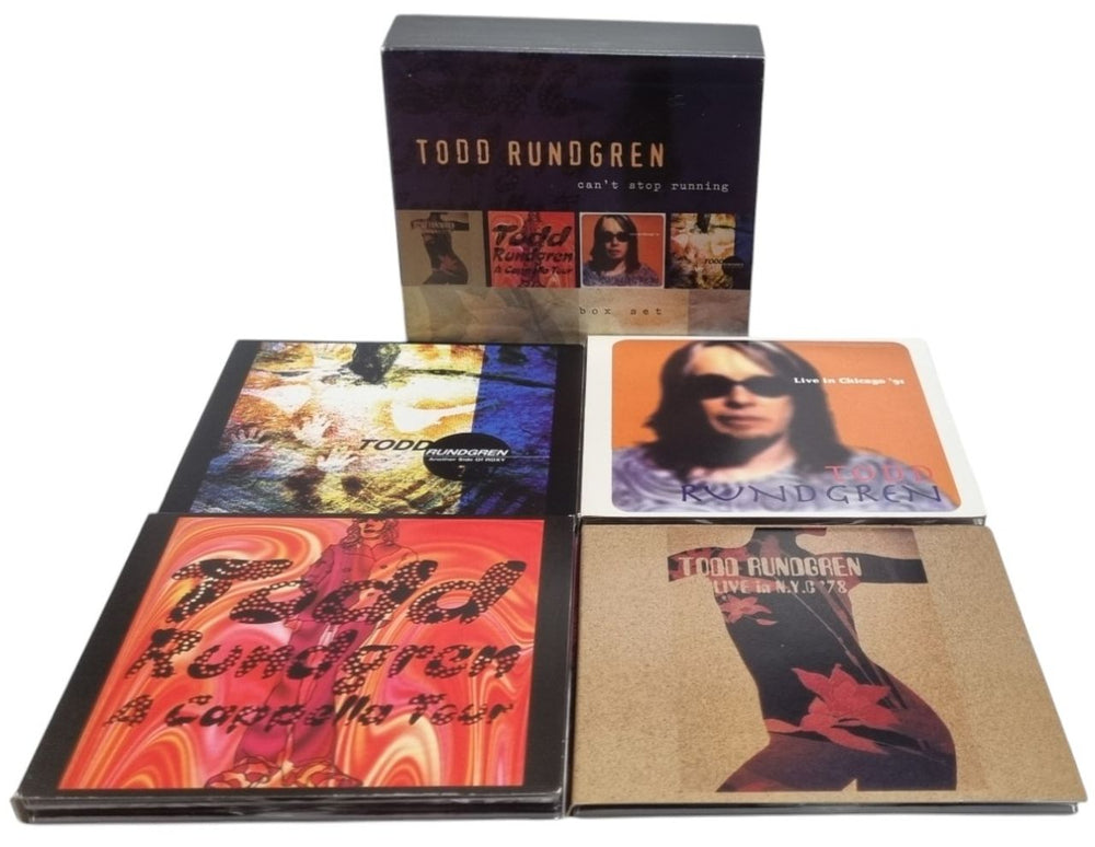 Todd Rundgren Can't Stop Running UK CD Single Box Set 5050159172993