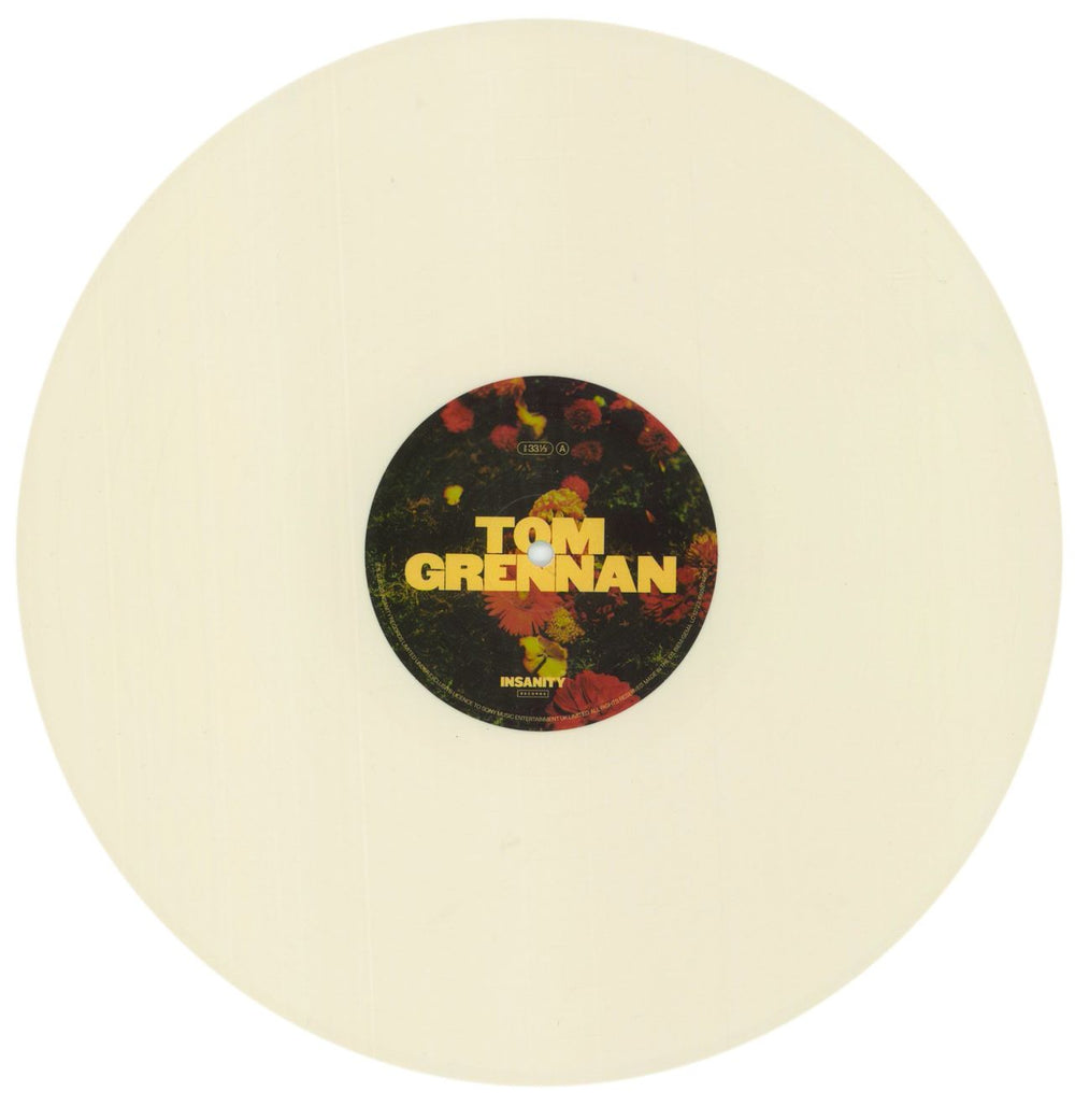 Tom Grennan What Ifs & Maybes - Cream Vinyl + Autographed Sleeve UK vinyl LP album (LP record) 0SNLPWH878884