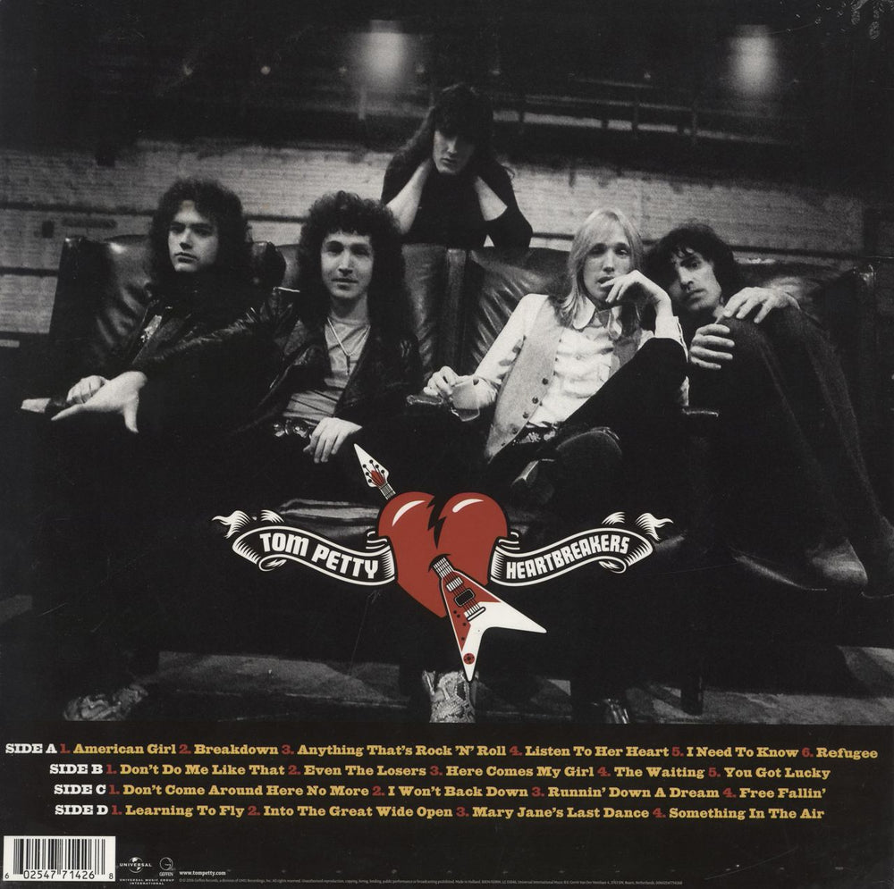 Tom Petty & The Heartbreakers Greatest Hits - 180 Gram Remastered Vinyl - Sealed UK 2-LP vinyl record set (Double LP Album) 602547714268
