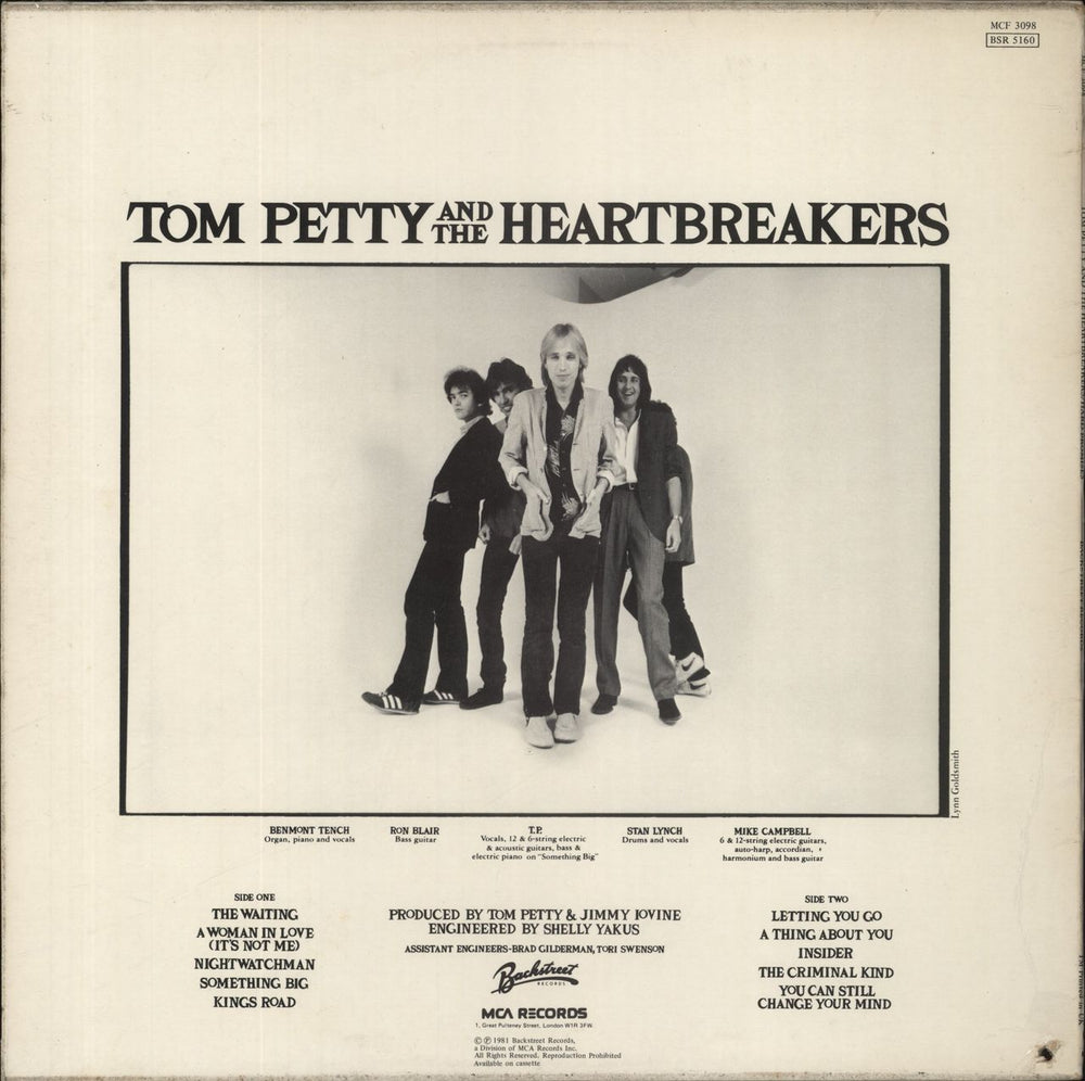 Tom Petty & The Heartbreakers Hard Promises UK vinyl LP album (LP record)