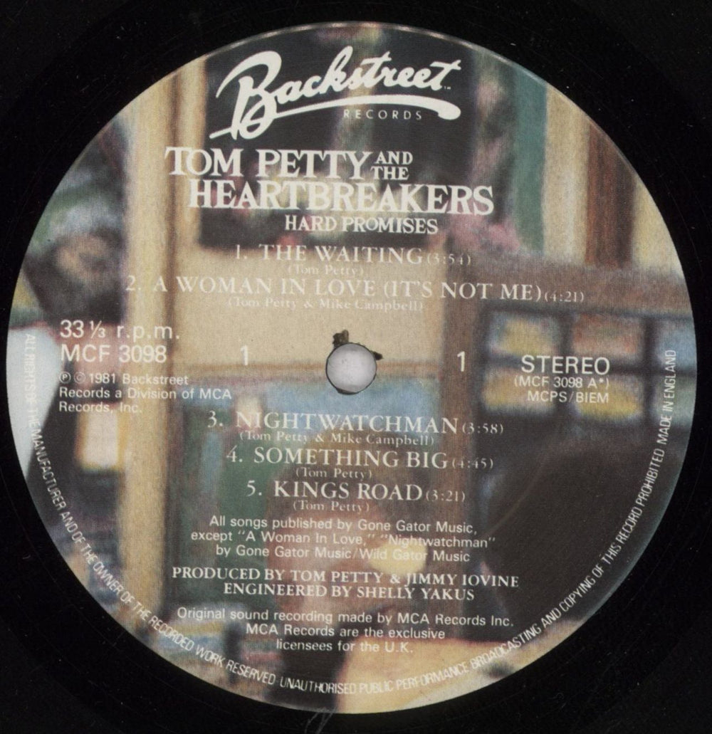 Tom Petty & The Heartbreakers Hard Promises UK vinyl LP album (LP record) PETLPHA329312