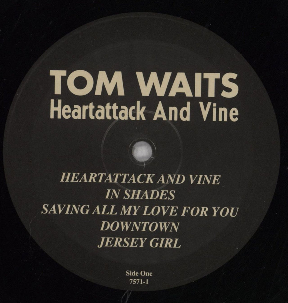 Tom Waits Heartattack And Vine UK vinyl LP album (LP record) TMWLPHE846114