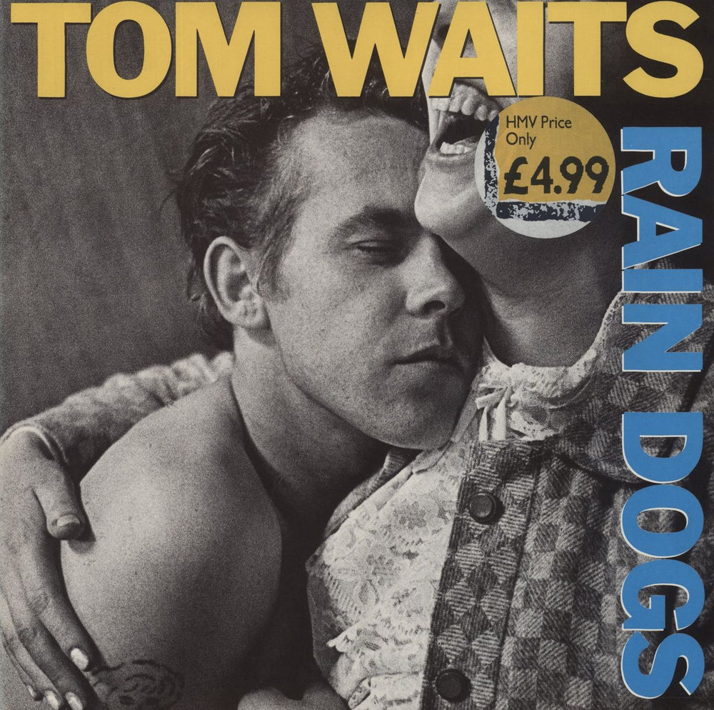 Tom Waits Rain Dogs - 1st - price stickered p/s UK vinyl LP album (LP record) ILPS9803