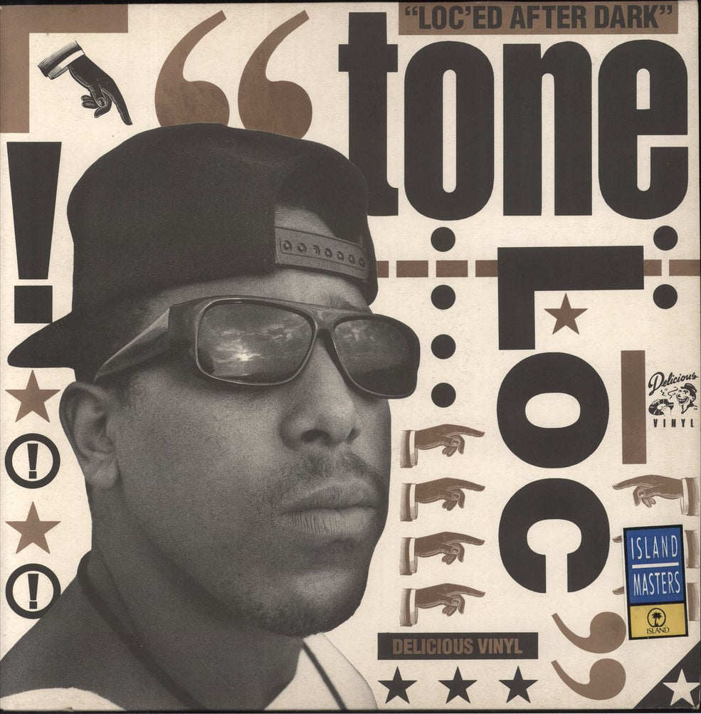 Tone Loc 'Loc'ed After Dark UK vinyl LP album (LP record) BRLP526