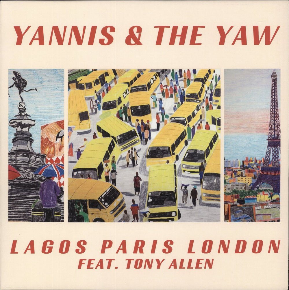 Tony Allen Lagos Paris London UK 12" vinyl single (12 inch record / Maxi-single) TRANS787X