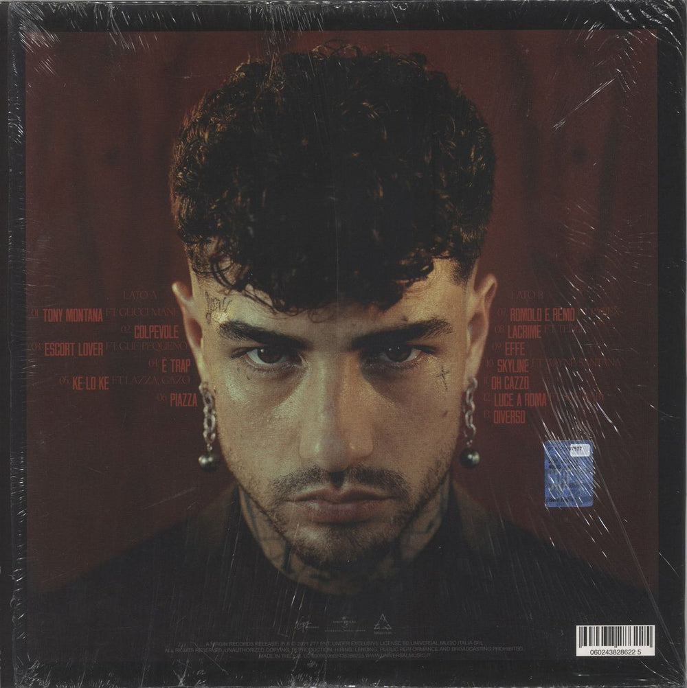 Tony Effe Untouchable + Signed Insert UK vinyl LP album (LP record) 0602438286225