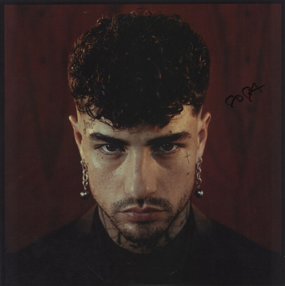 Tony Effe Untouchable + Signed Insert UK vinyl LP album (LP record)