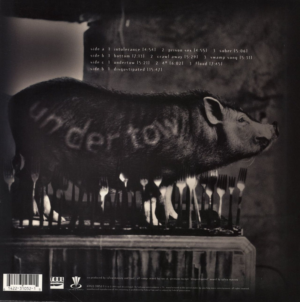 Tool Undertow US 2-LP vinyl record set (Double LP Album) 614223105215