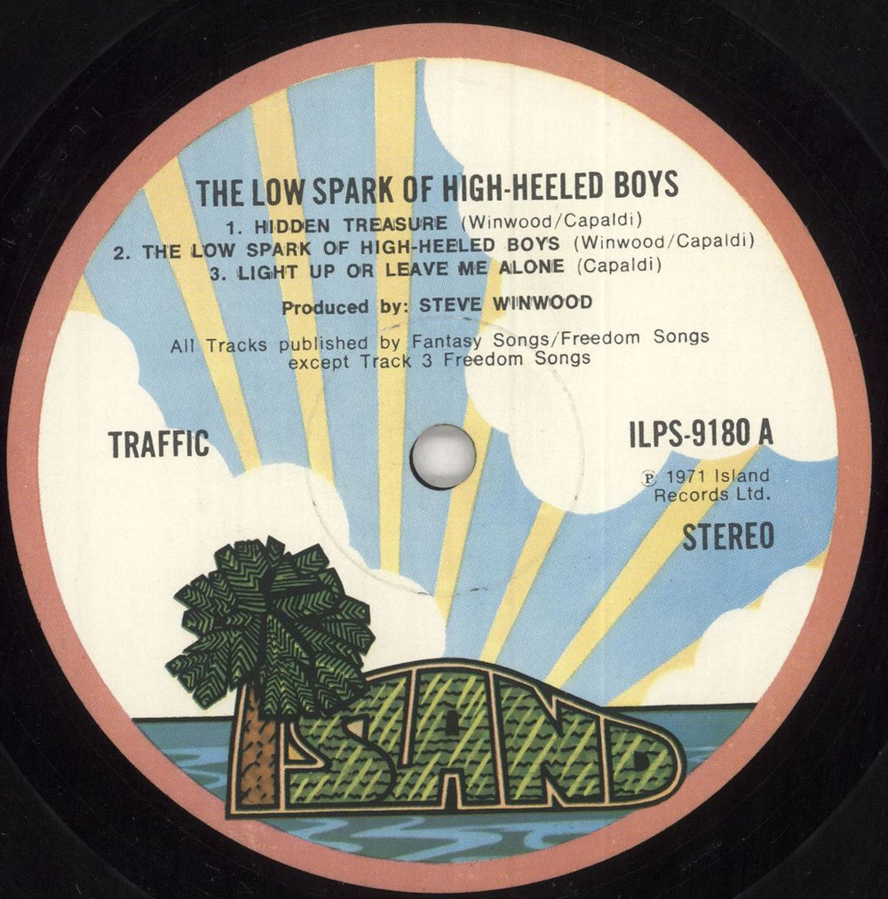 Traffic The Low Spark Of High Heeled Boys - 1st - EX UK vinyl LP album (LP record) TRFLPTH496694