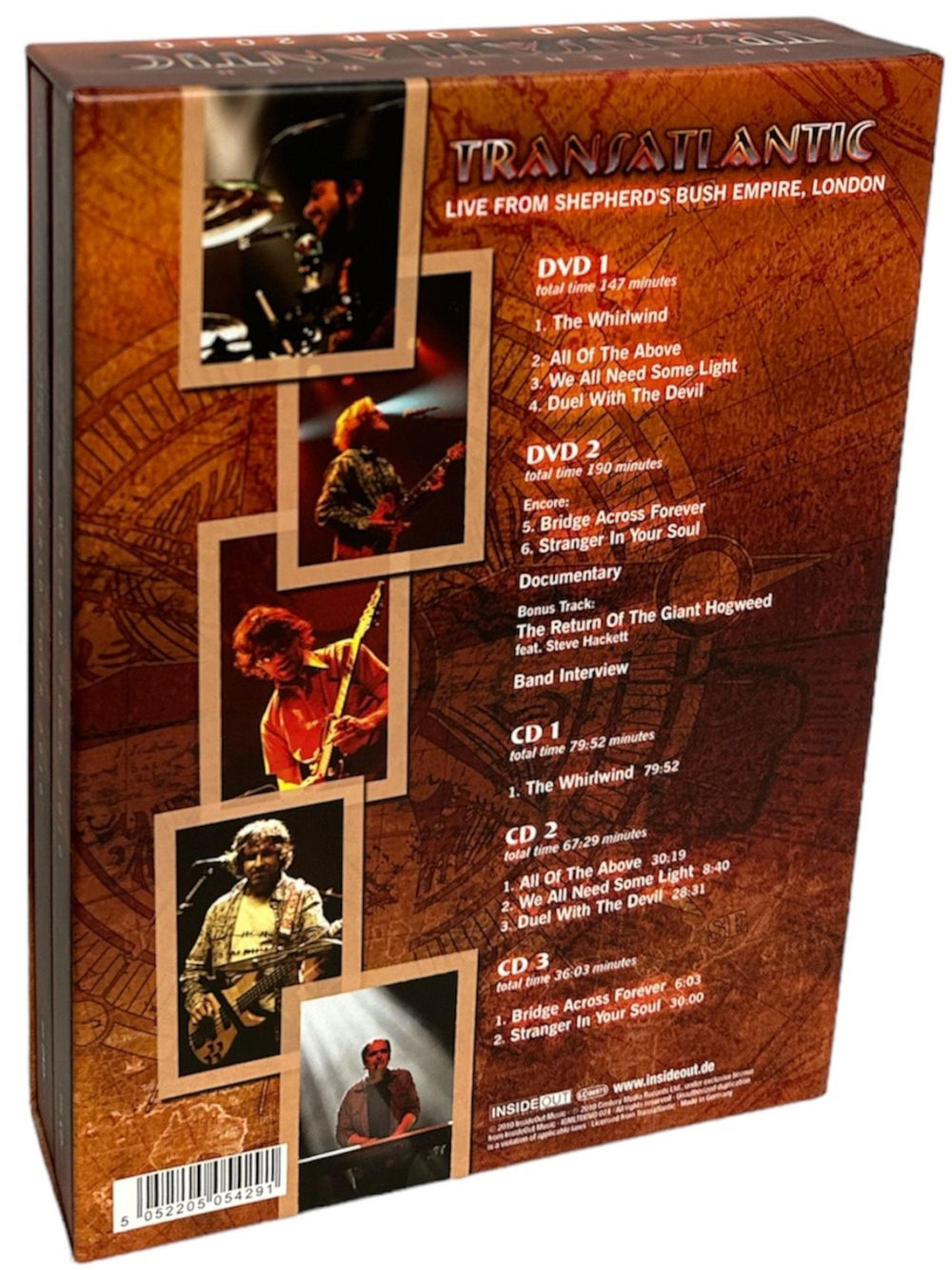 Transatlantic Whirld Tour 2010 (Live From Shepherd's Bush Empire, London) + 2DVDs UK CD Album Box Set