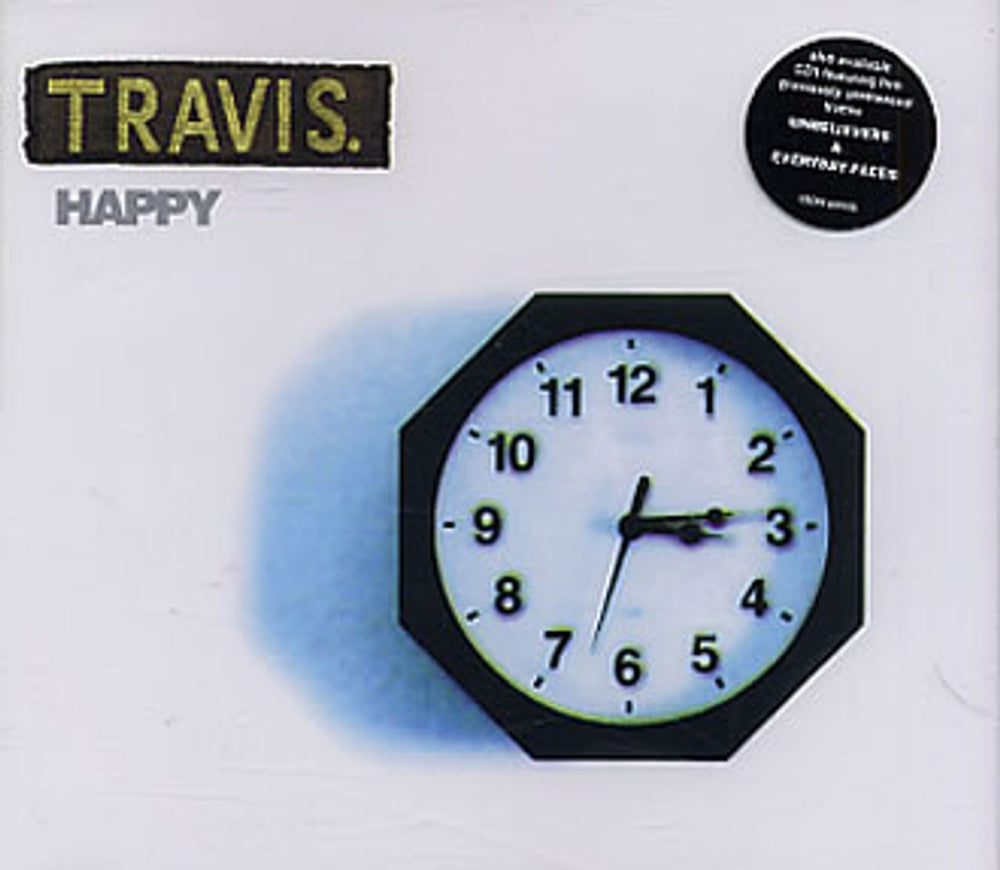 Travis (90s) Happy UK CD single (CD5 / 5") ISOM6SMS