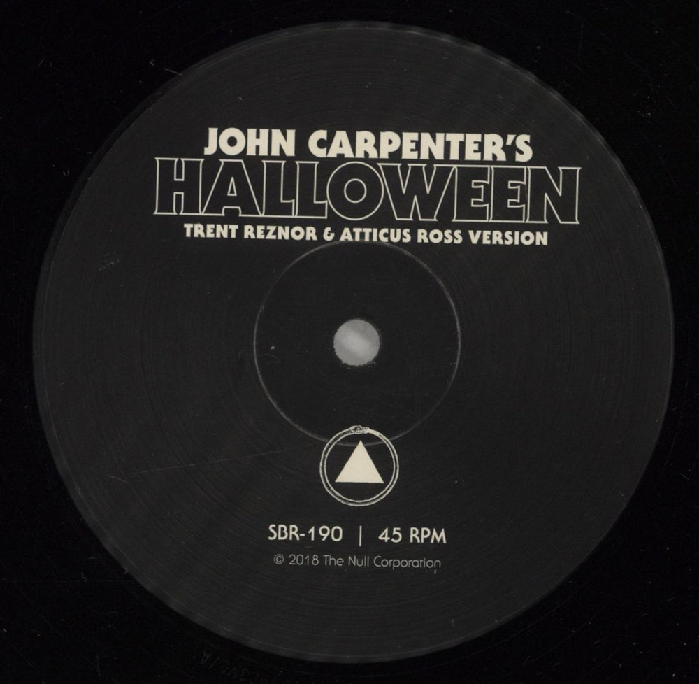 Trent Reznor John Carpenter's Halloween - Mispress UK 12" vinyl single (12 inch record / Maxi-single) UXS12JO880661